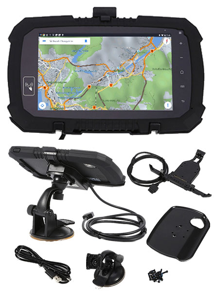 CTFPND-9D (7" <b>Android 12/14</b> TabletPC/PND, Ruggedized, 2.0Ghz Octacore CPU, 4GB RAM, 64GB eMMC, GPS/WLAN/BT/LTE/RFID/TTL)