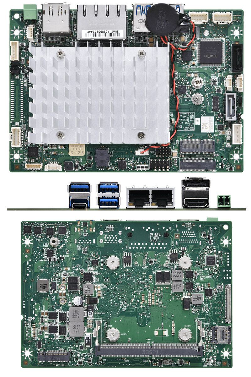 Mitac PD10ANS-<b>N97</b> 3.5-SBC (Intel Alder Lake N97 <b>2x3.6Ghz</b> CPU, 8-24VDC) [FANLESS]